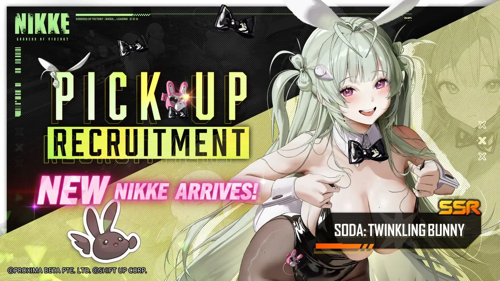 Soda: Twinkling Bunny Banner